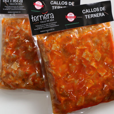 Callos de vacuno. Ternera Valle de Aísa