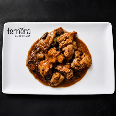 Mollejas de ternera guisadas al jerez - Ternera Valle de Aísa