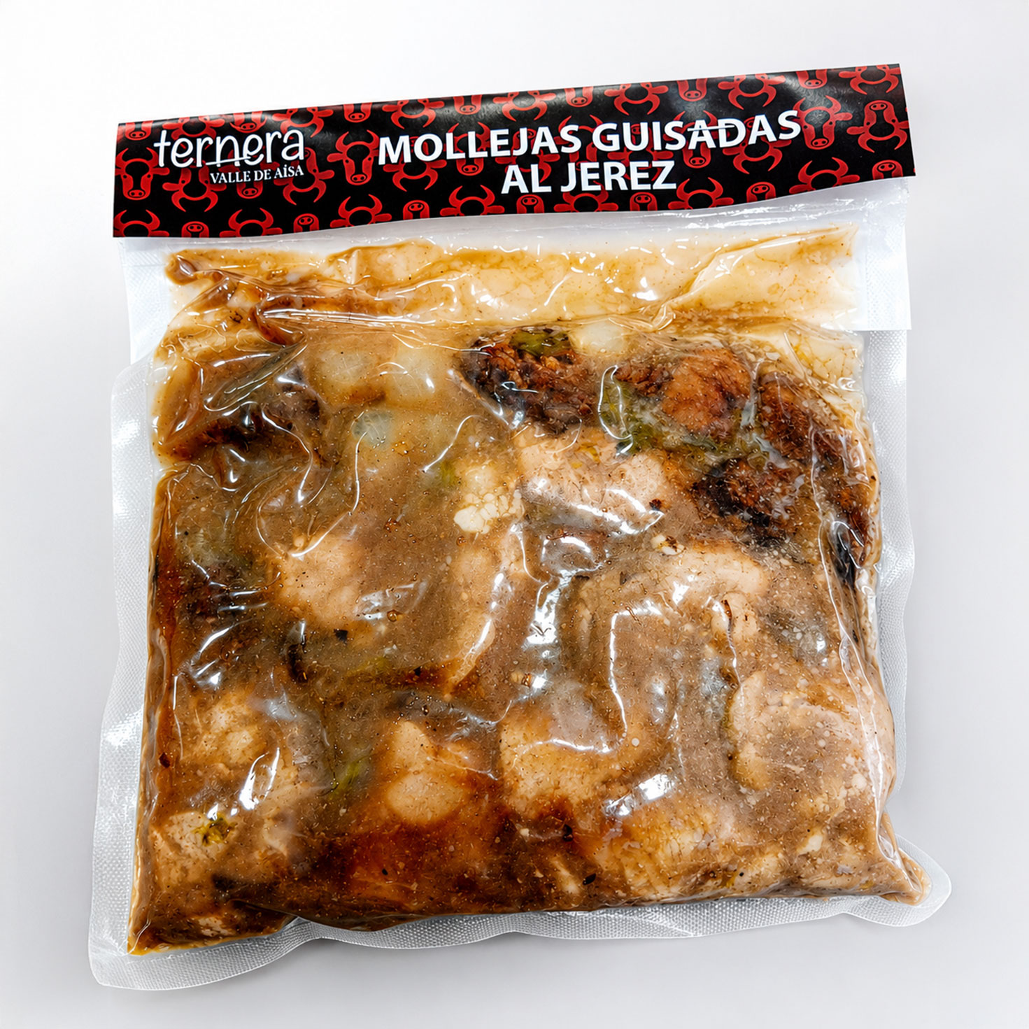 Mollejas de ternera guisadas al jerez - Ternera Valle de Aísa